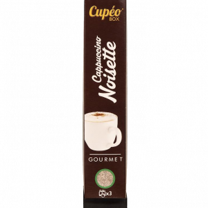 cartouche cappuccino noisette pour machine à café entreprise